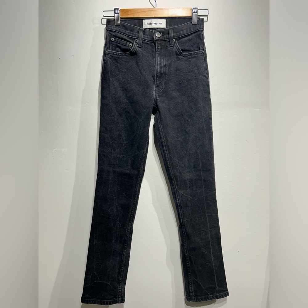 🌿Reformation Liza High Rise Straight Jeans - Picture 2 of 7